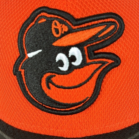 New Era Baltimore Orioles On Field Diamond Era 59FIFTY Fitted Hat - Orange/Black - Picture 6 of 12